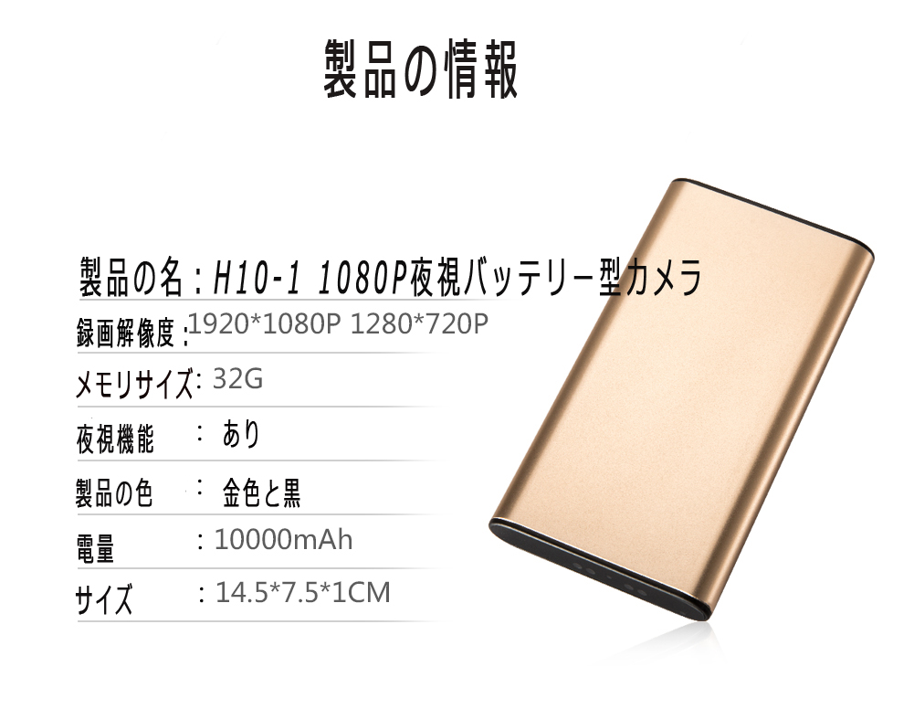 充電器型小型スパイカメラ