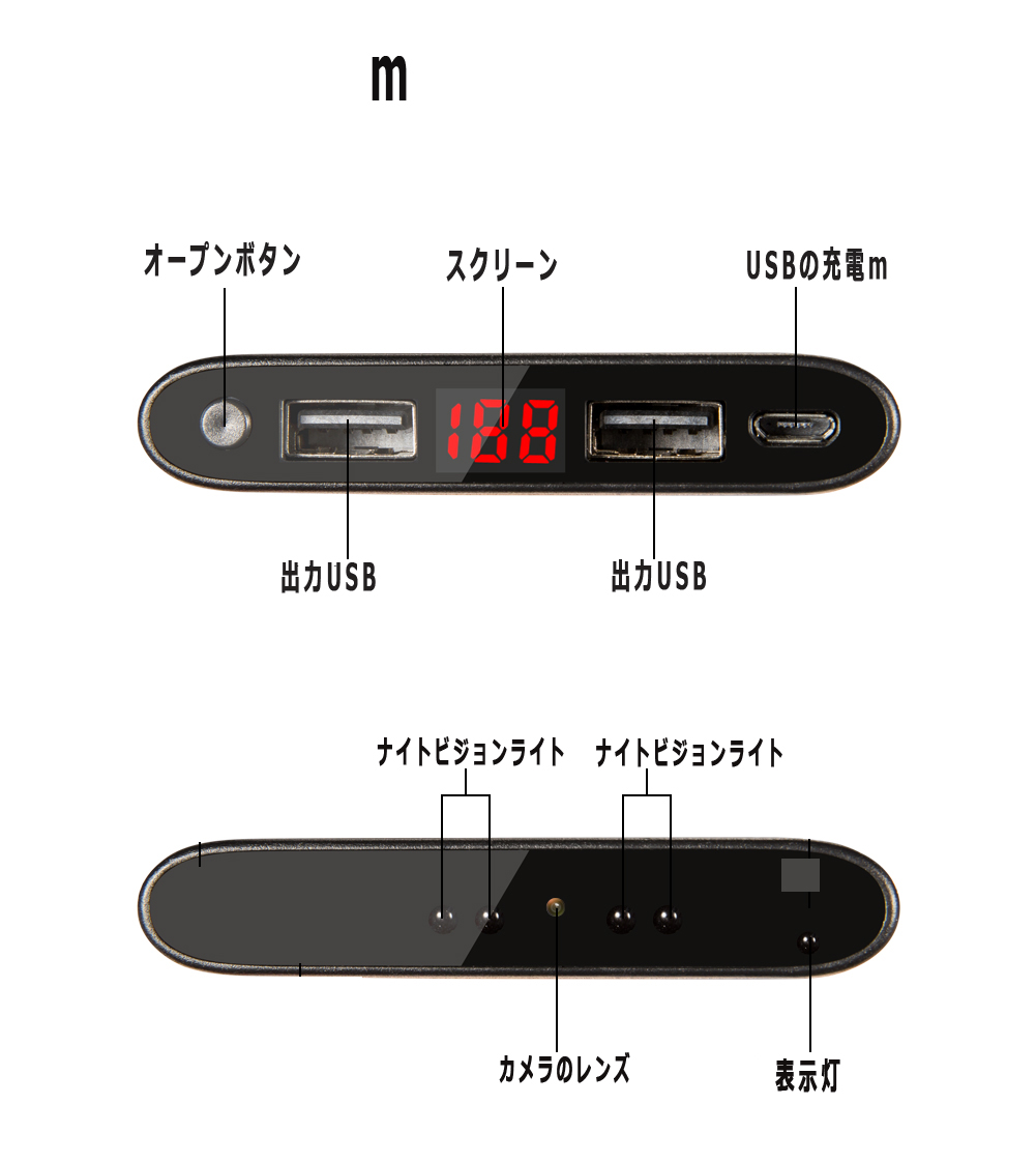 充電器型小型スパイカメラ