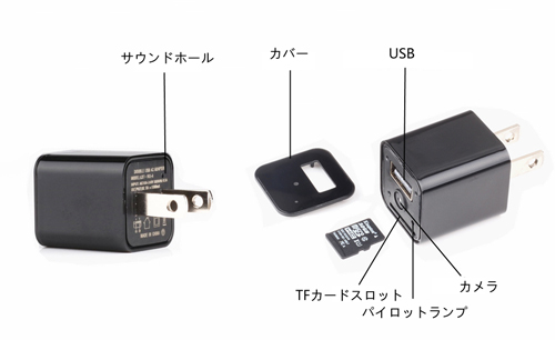 充電器型隠しカメラM1S